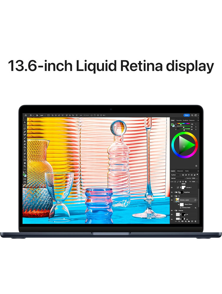 ماك بوك Air 13” (موديل 2022) – شريحة M2، رام 16GB، تخزين 256GB SSD – لون سماء الليل_thumbnail_3